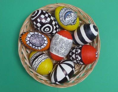 Velikonoční kraslice primy z Gymnázia Jihlava